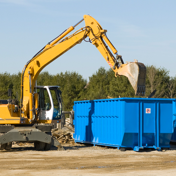 what are the rental fees for a residential dumpster in Malaga